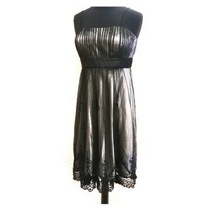 Black and Silver Formal Dress